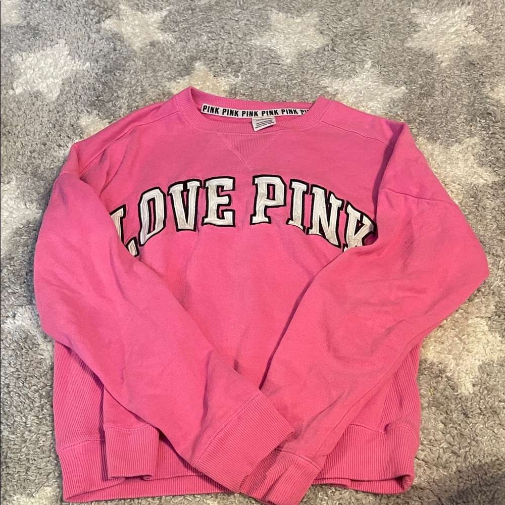 PINK Victoria's Secret Pink Crew Neck Sweater